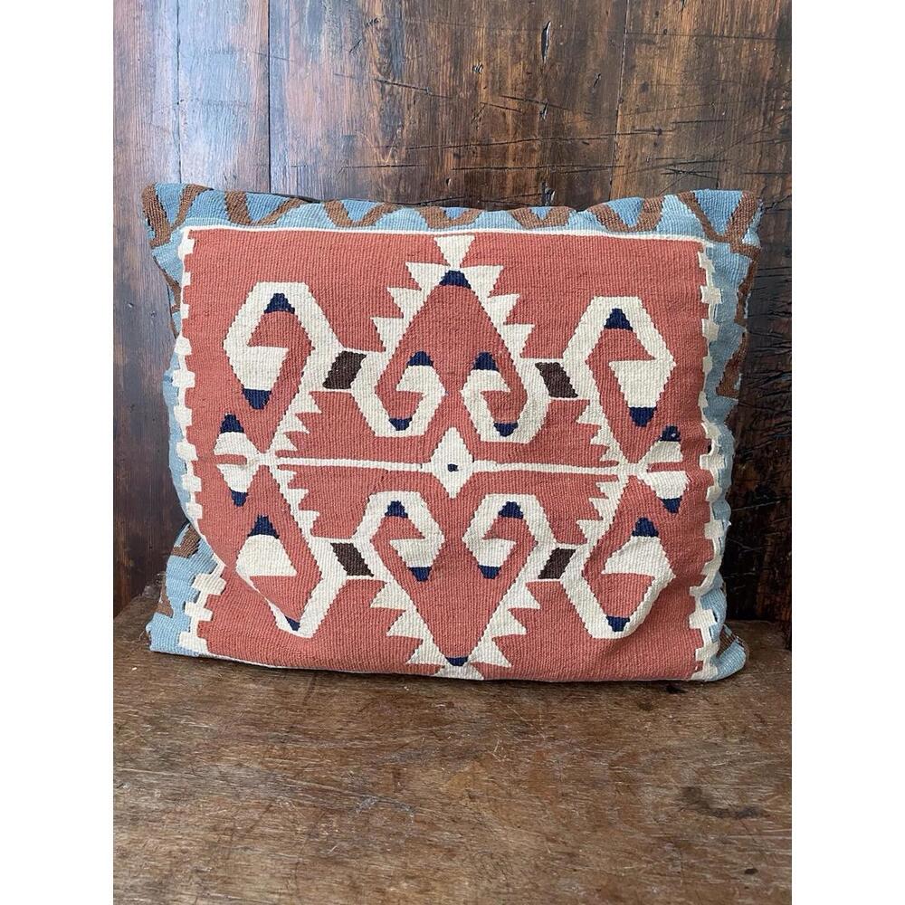 Gorgeous Vintage Kilim Pillow 18 x 21 x 4